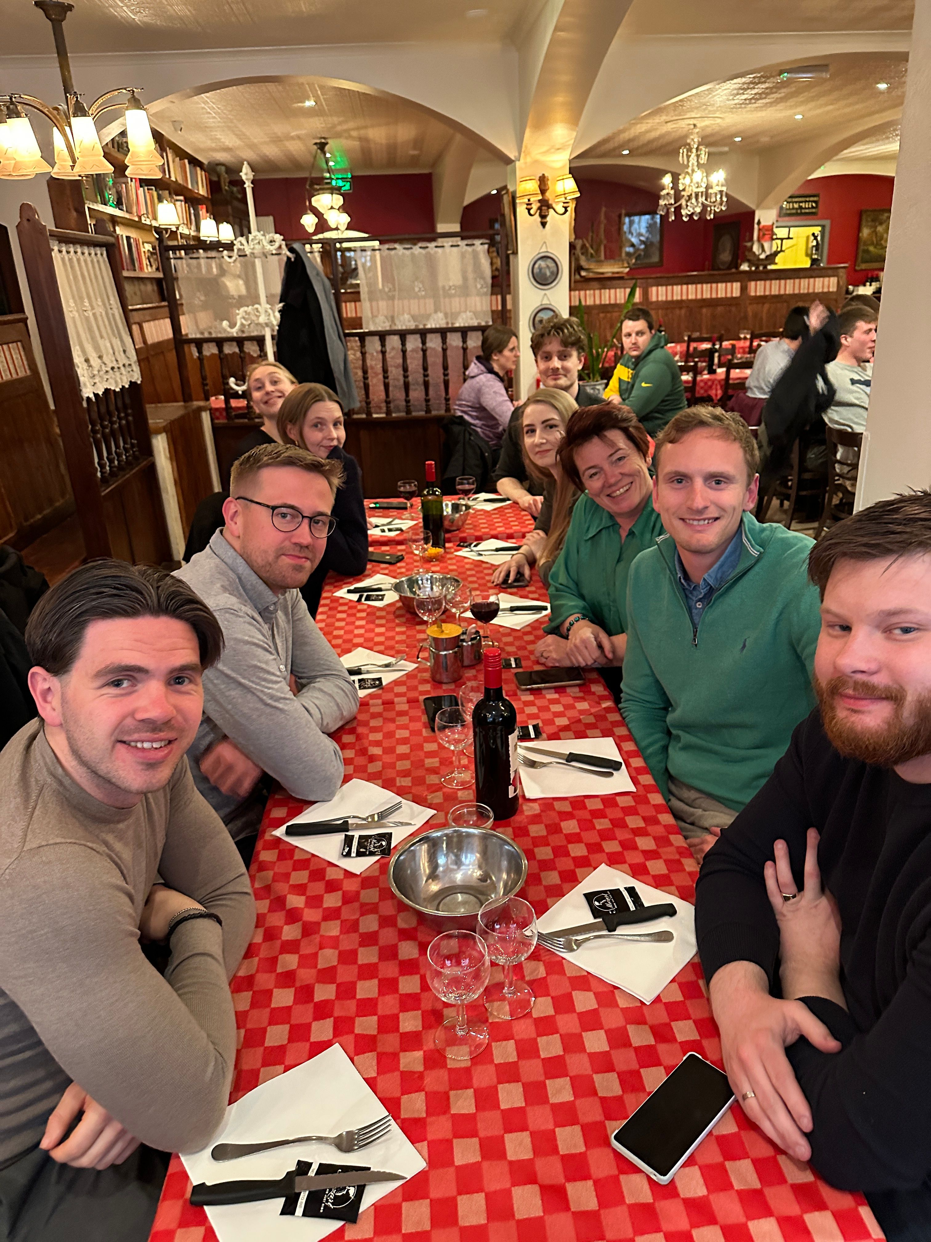 trainee brussel middag