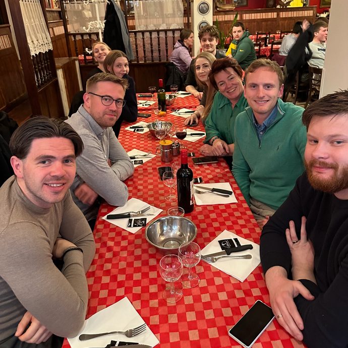 trainee brussel middag