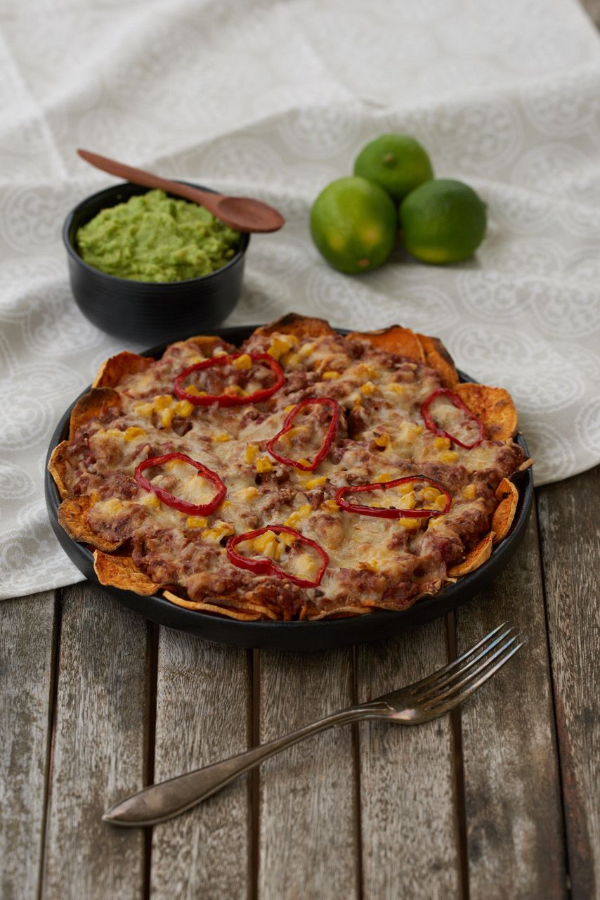 Søtpotet nachos