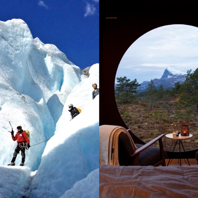 TestBlåisvandring på Jostedalsbreen // Birdbox på Langeland