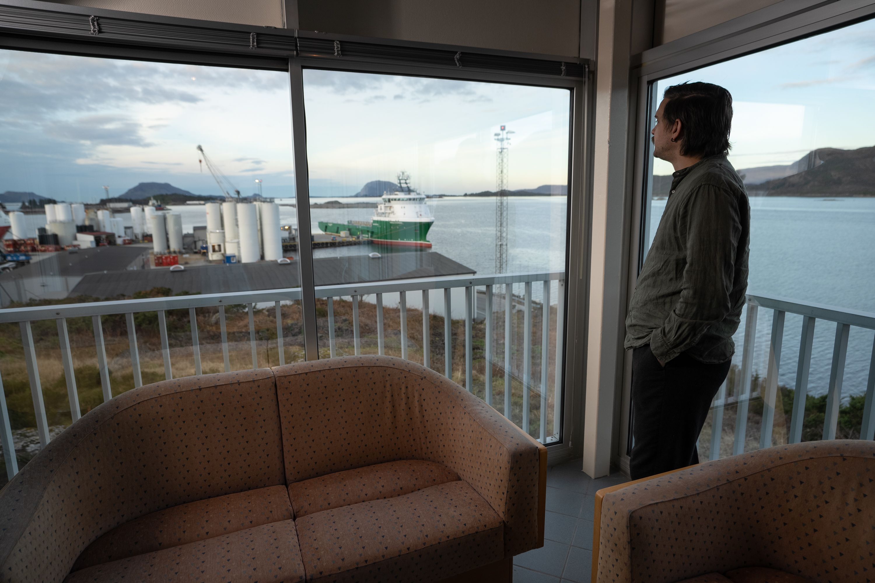 Store skip utanfor vindauget