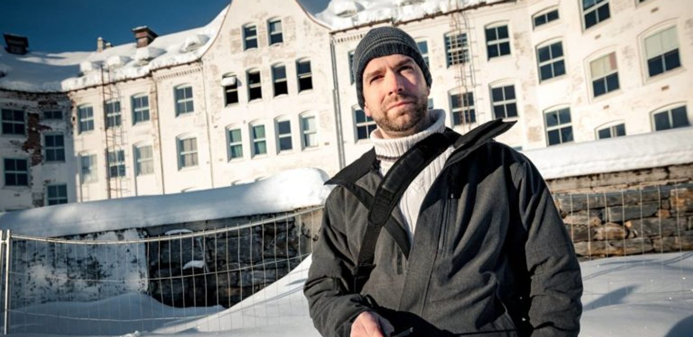 Jeff Pedersen i snøen