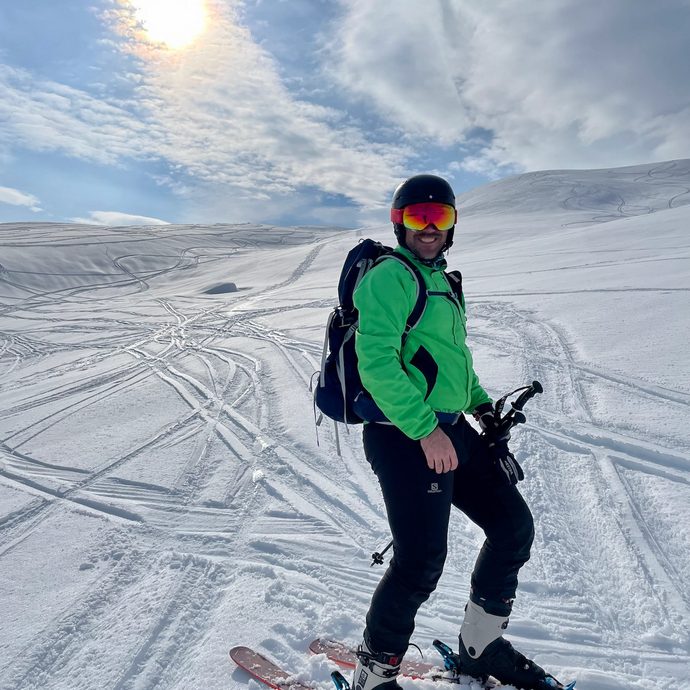 Anders på ski