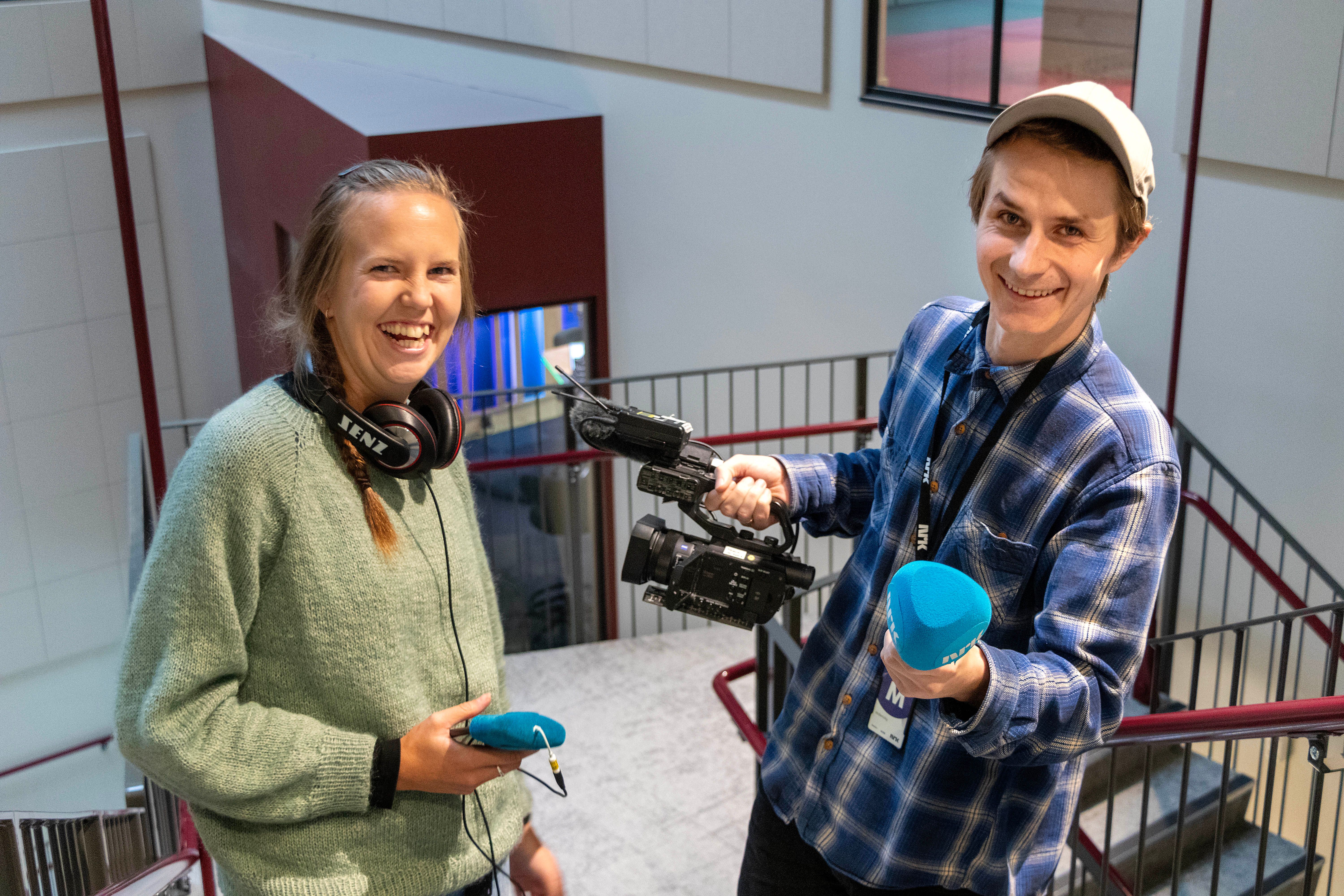 Nynorskpraktikant i NRK Bilde