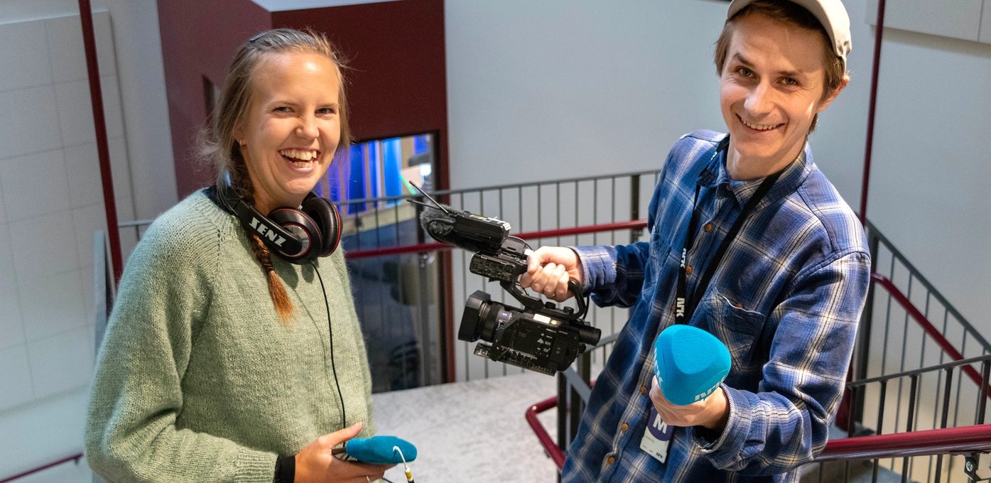 Nynorskpraktikant i NRK Bilde