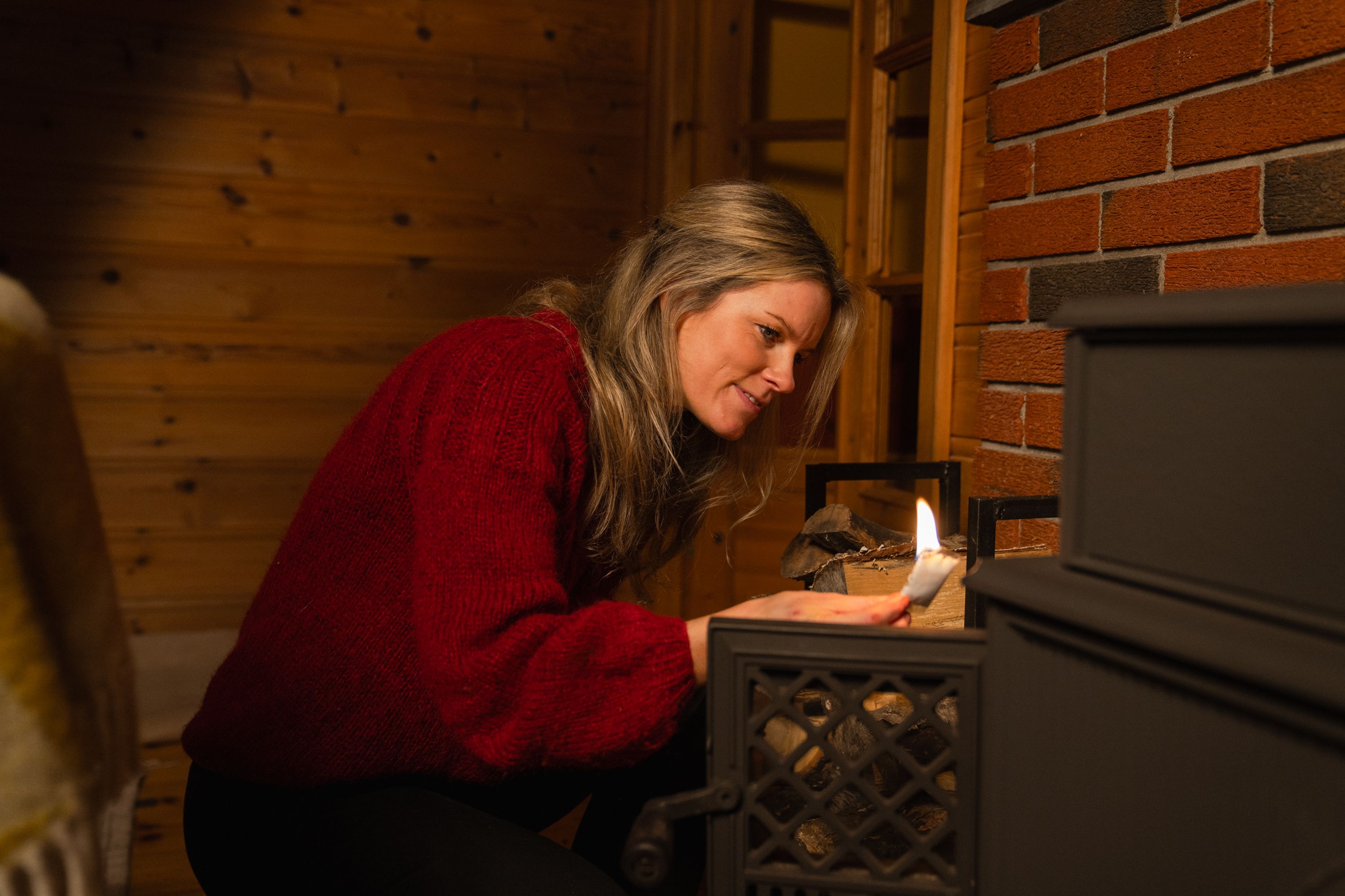 Hege i nytt hus i Luster