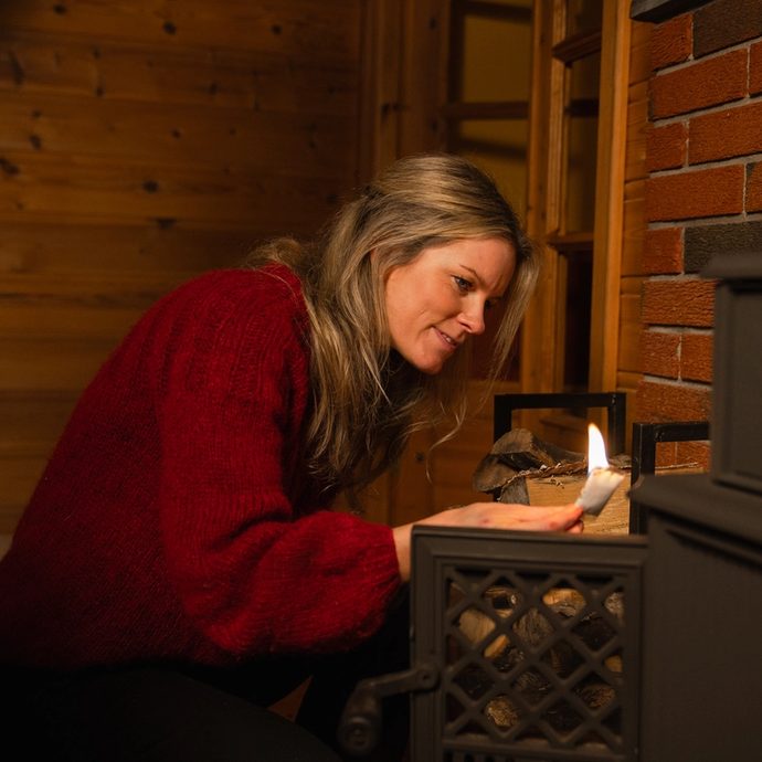 Hege i nytt hus i Luster