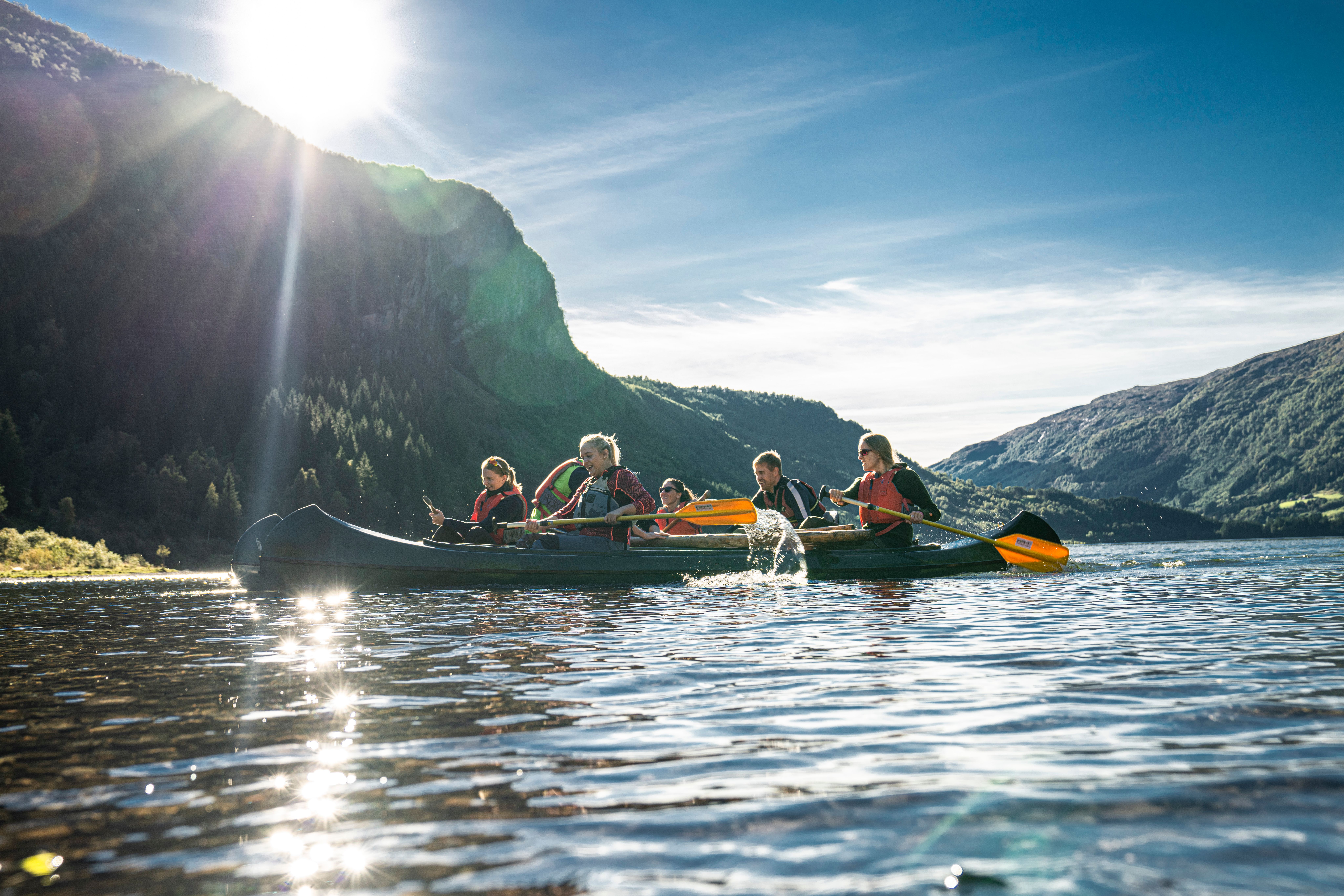 Kanotur traineesamling