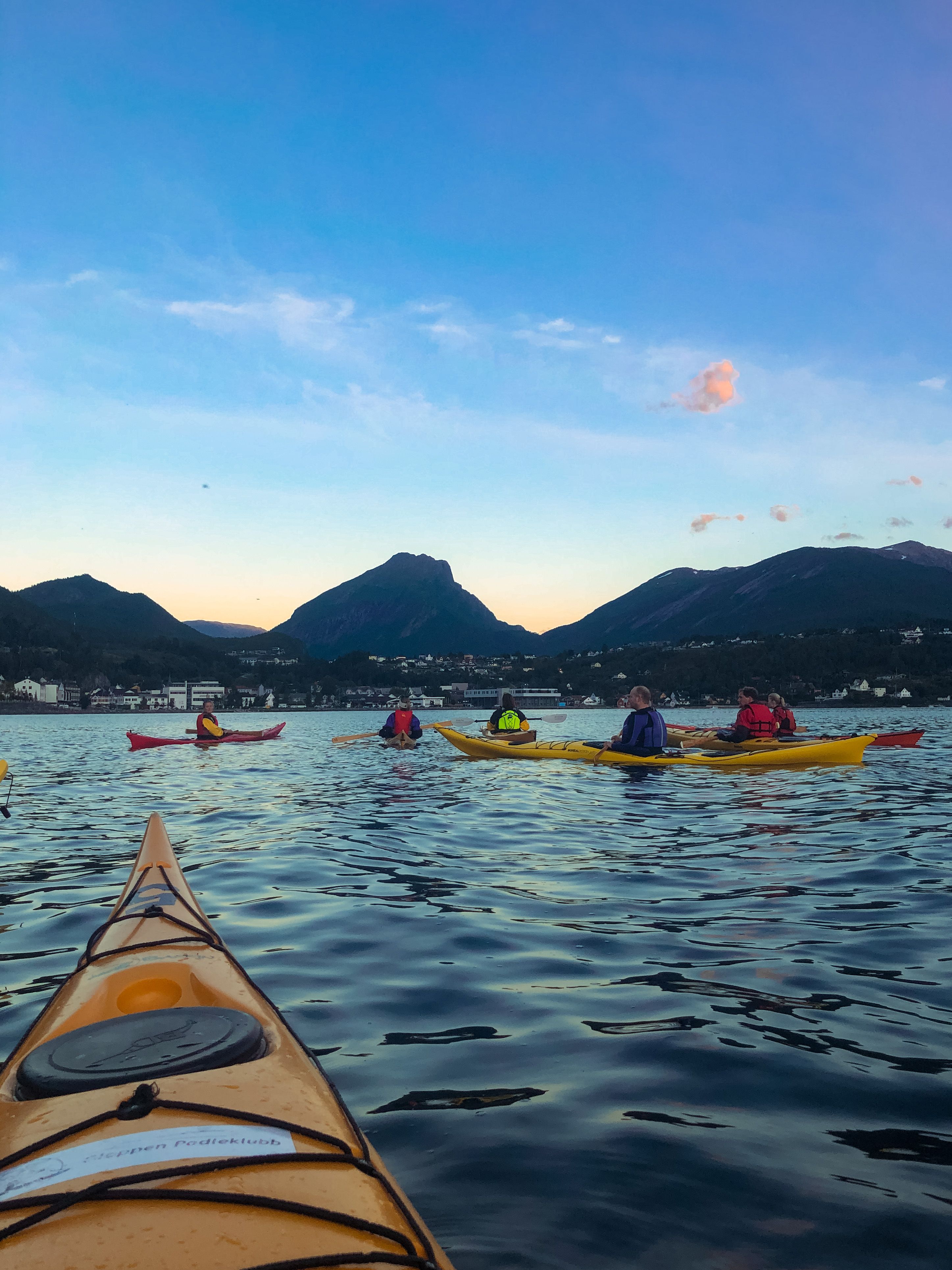 Padling i Gloppefjorden