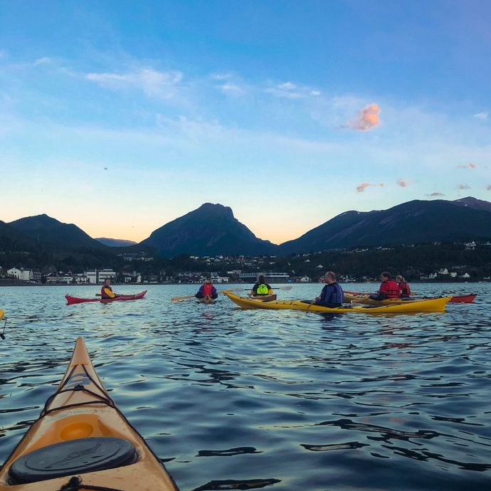 Padling i Gloppefjorden