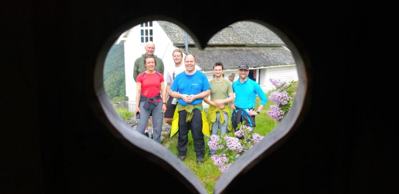 Tilsette i Sognekraft i triveleg lag.