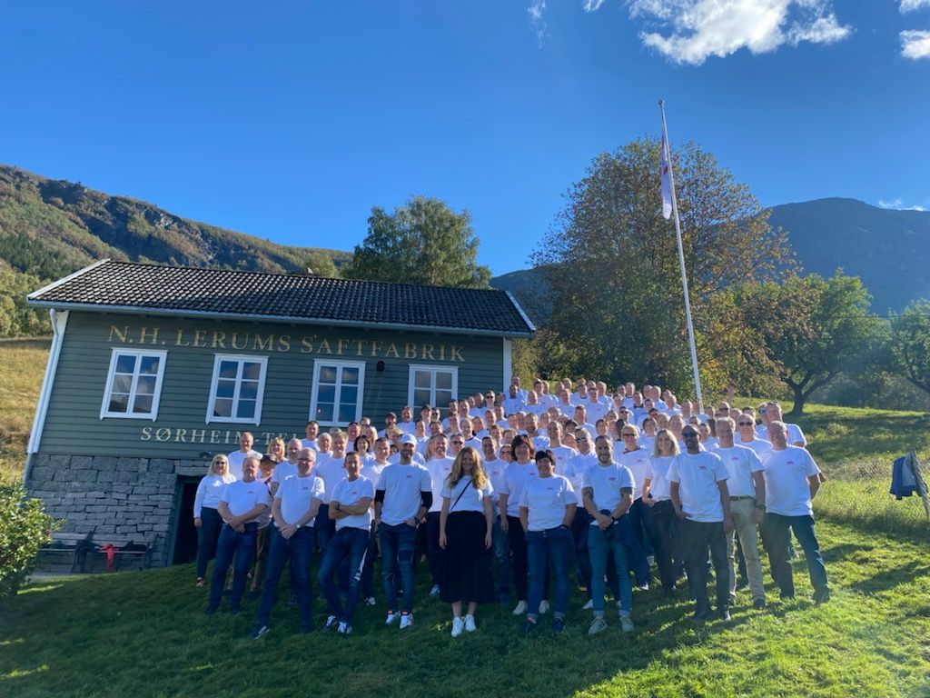 Lerum saftfabrikk gruppebilde