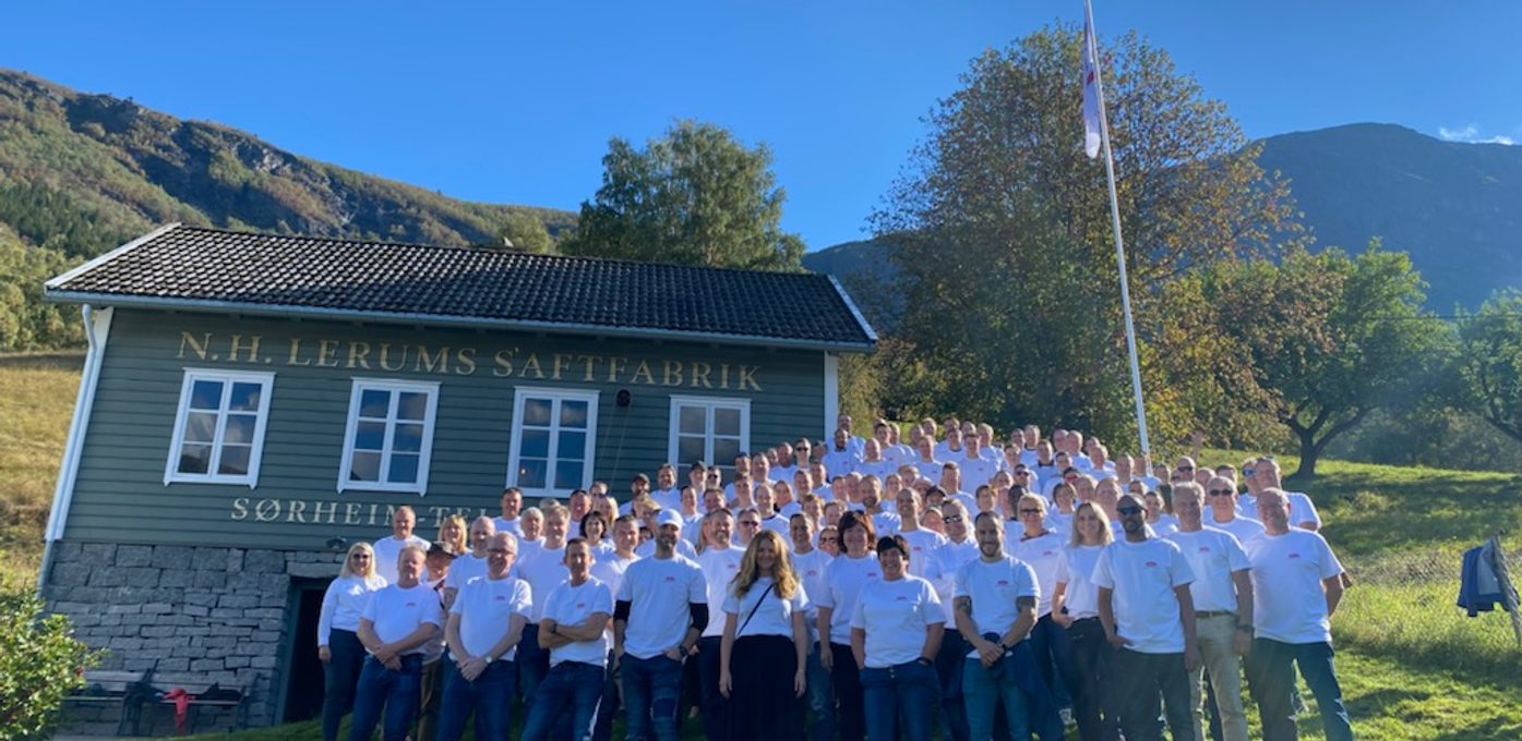 Lerum saftfabrikk gruppebilde