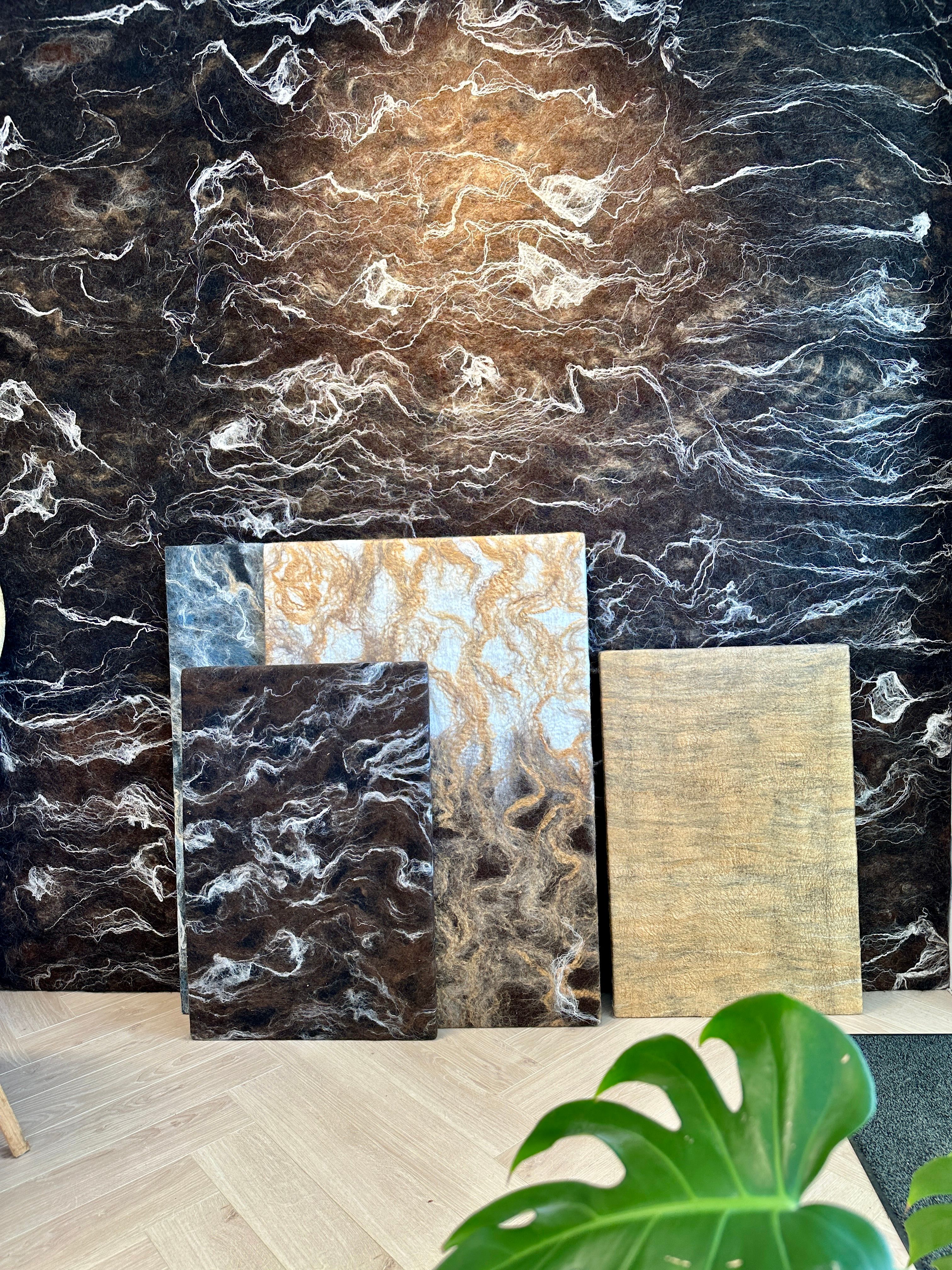 ull veggpanel flokk og fjell 