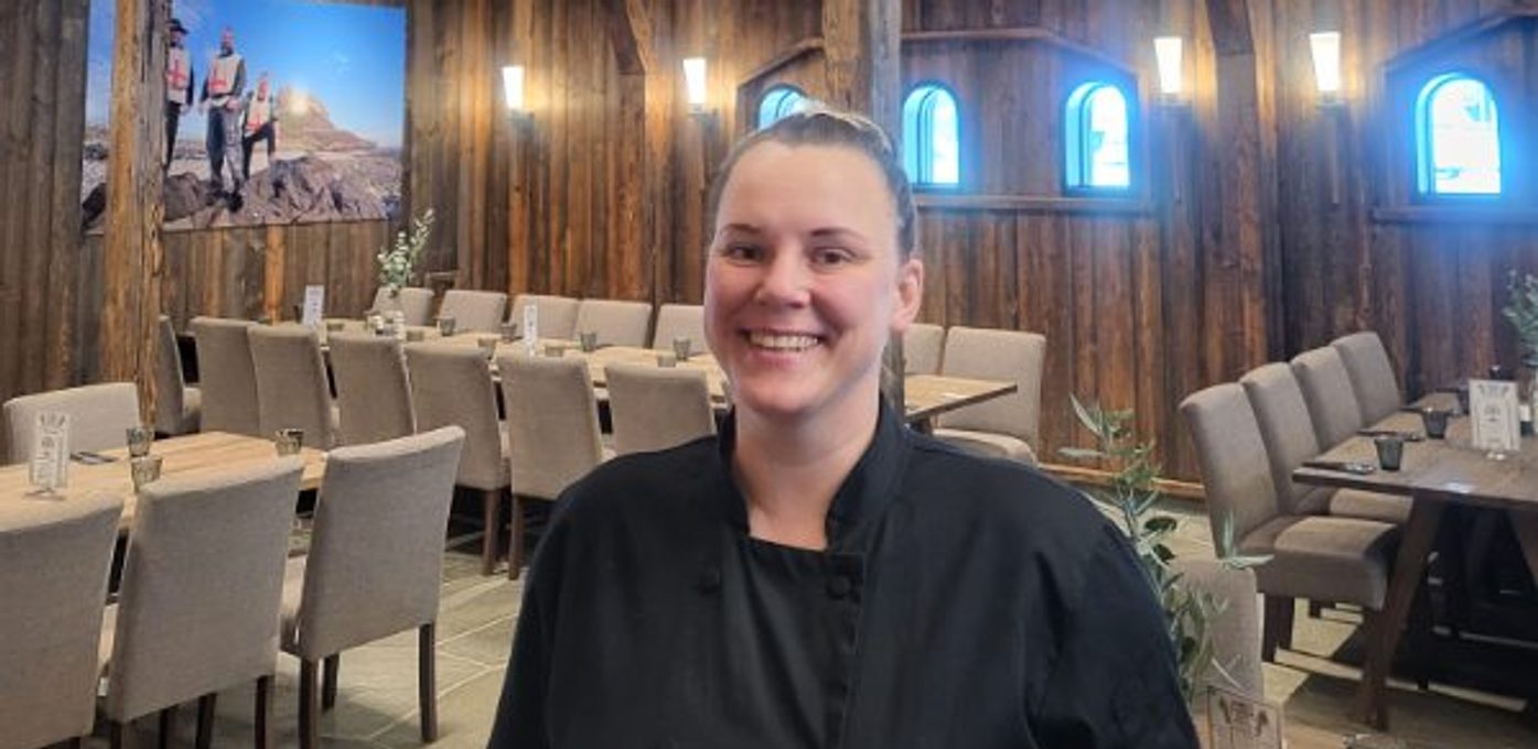 Renate Røsten på Langhuset restaurant