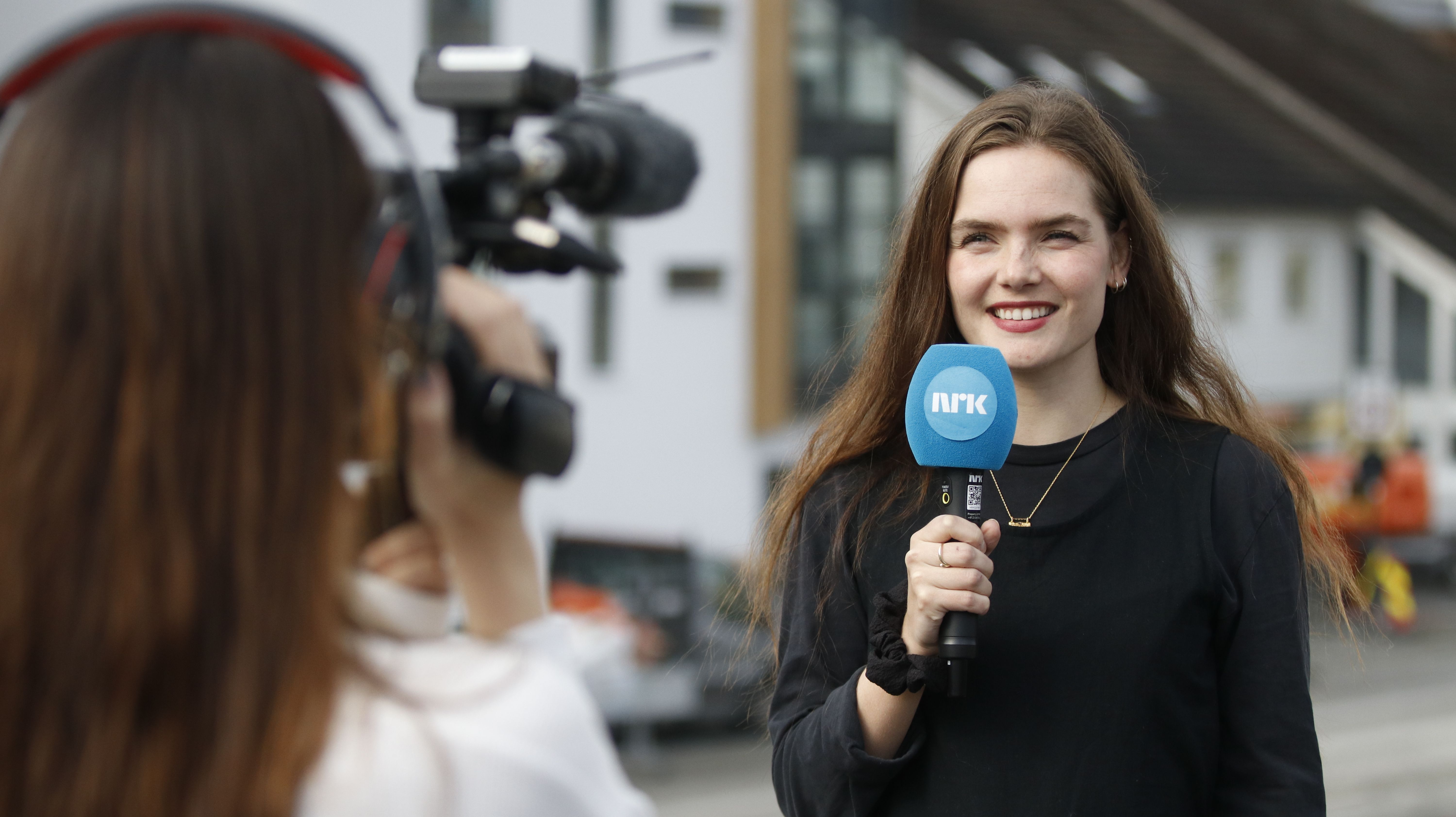 Nynorskpraktikant i NRK Bilde