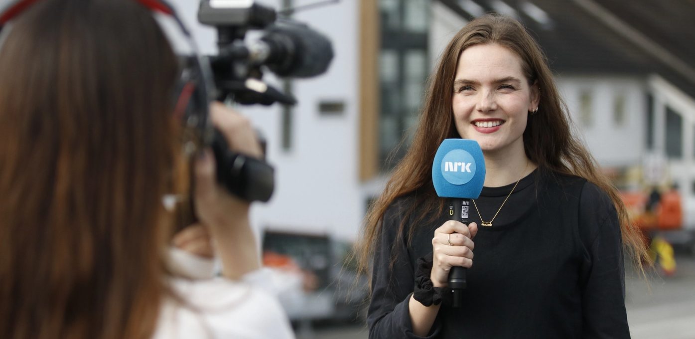 Nynorskpraktikant i NRK Bilde