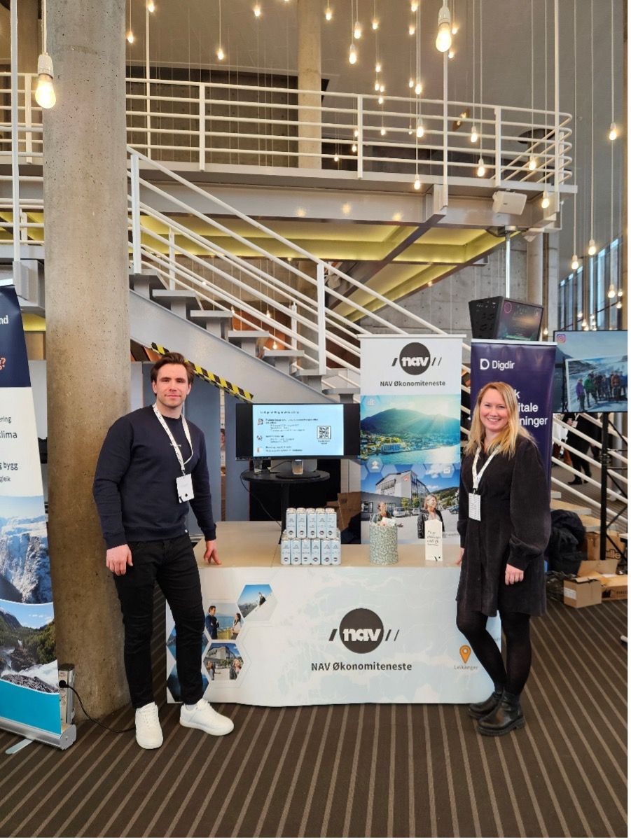 NAV Økonomiteneste på stand