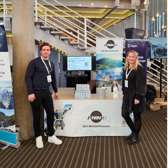 NAV Økonomiteneste på stand