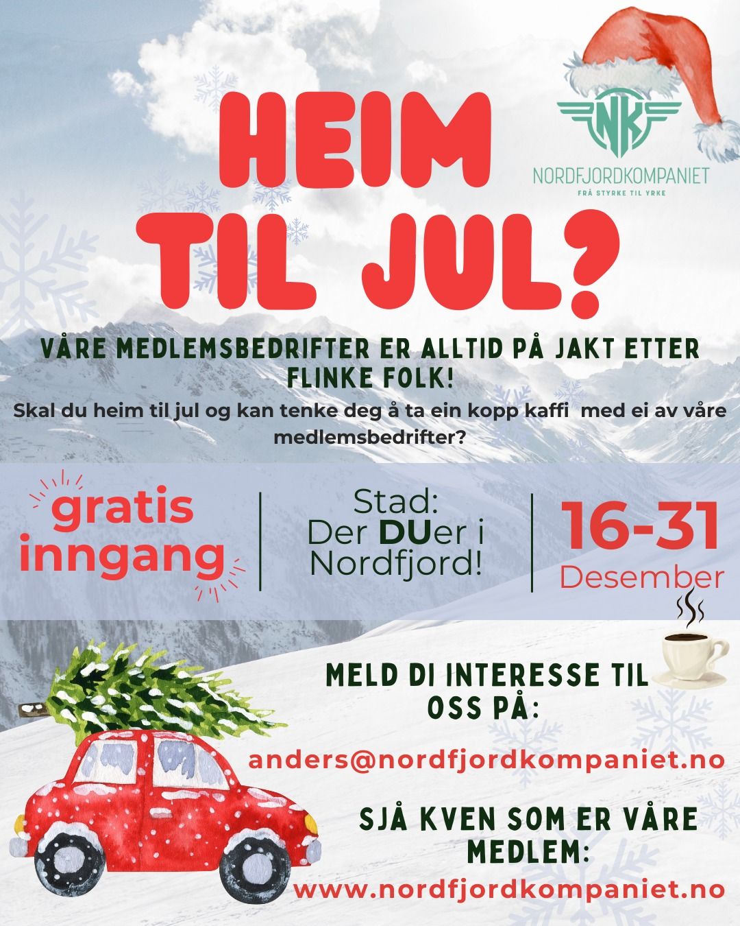Jul i Nordfjord jobb