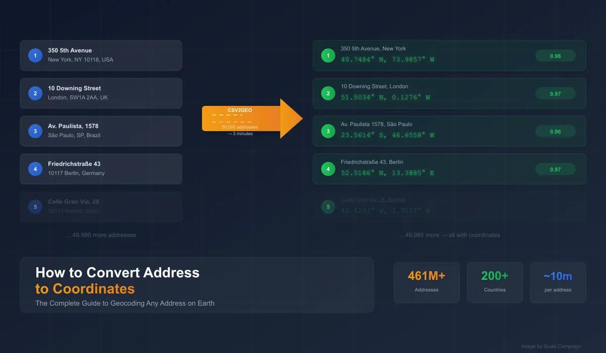 How to Convert Address to Coordinates: The Complete Guide