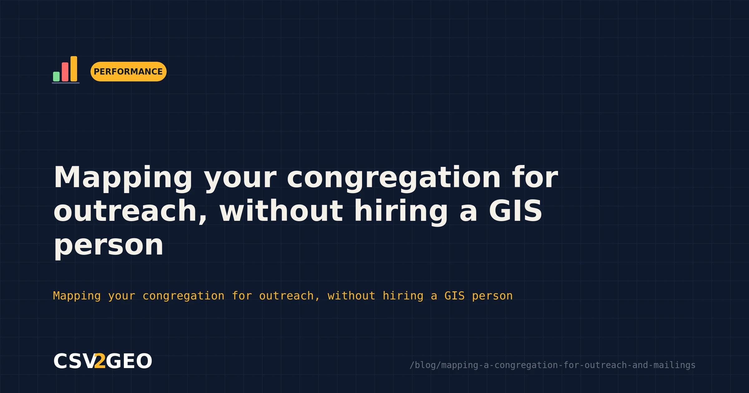 Mapping your congregation for outreach, without hiring a GIS person