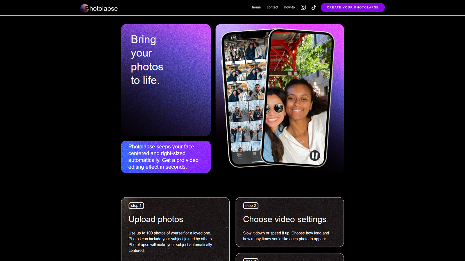 Photolapse — интерфейс нейросети Photolapse — интерфейс нейросети