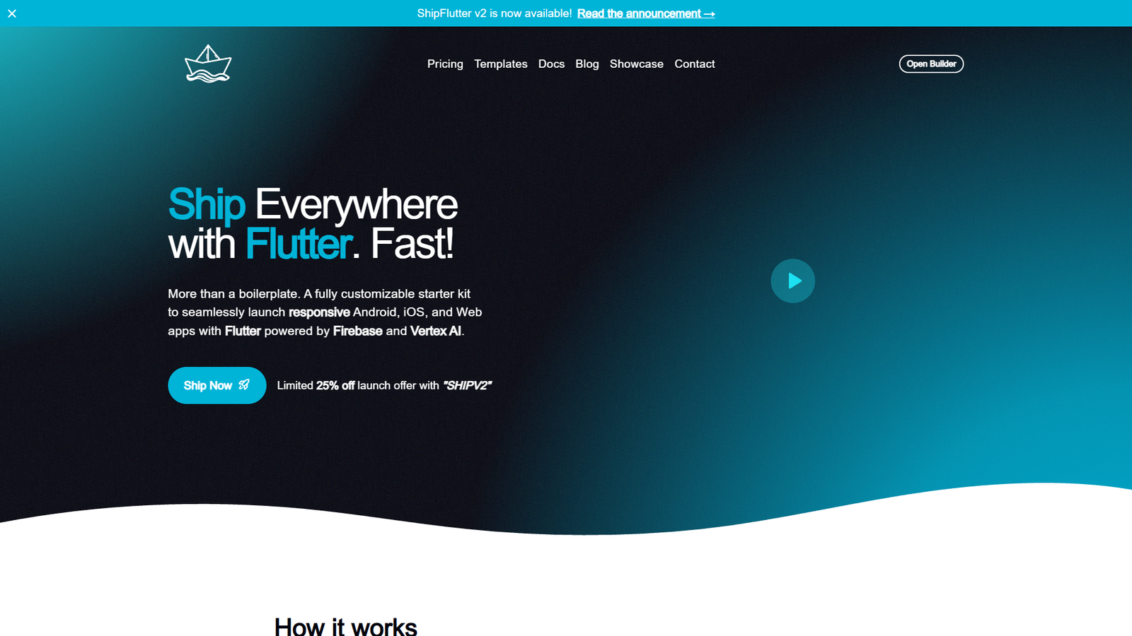 ShipFlutter — Flutter Starter Kit — интерфейс нейросети ShipFlutter — Flutter Starter Kit — интерфейс нейросети