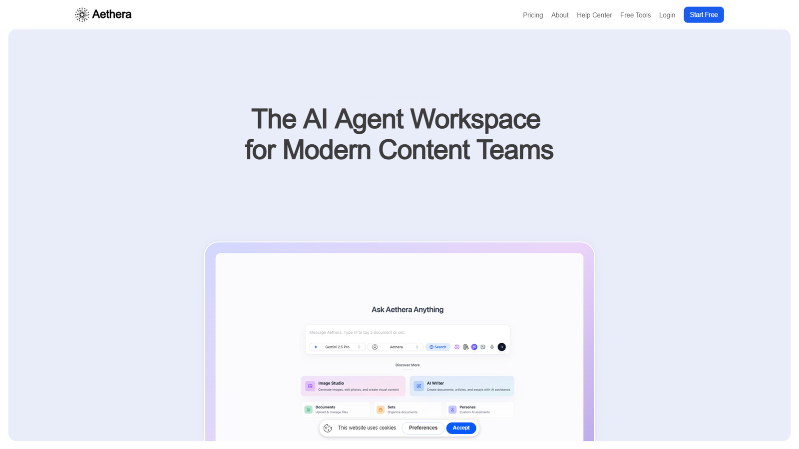 Aethera — интерфейс нейросети Aethera — интерфейс нейросети