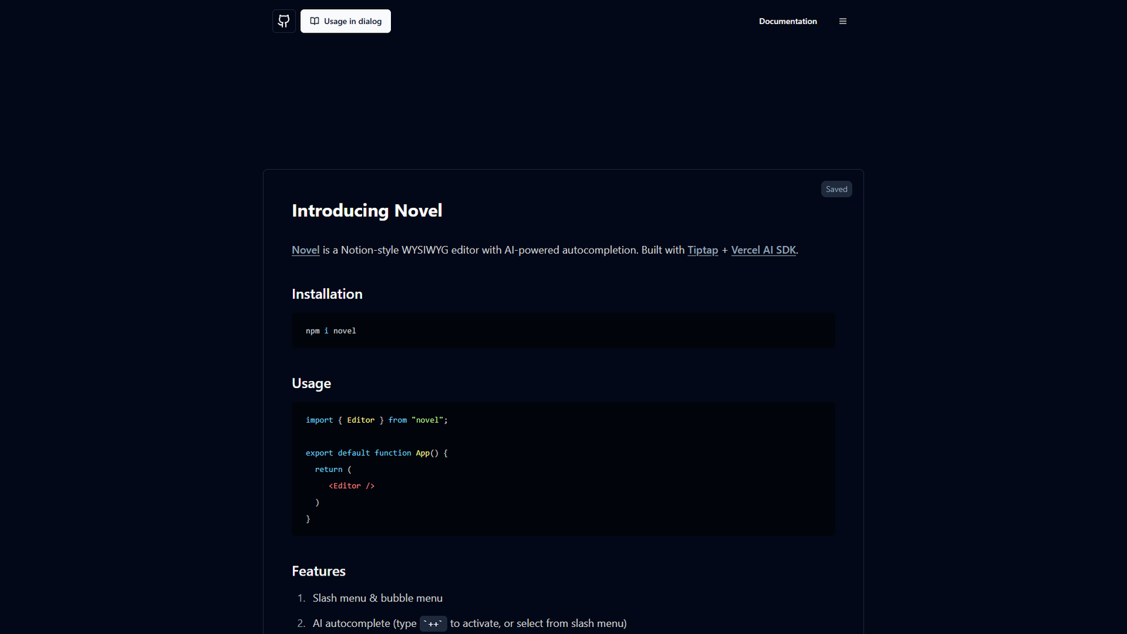 Novel — интерфейс нейросети Novel — интерфейс нейросети