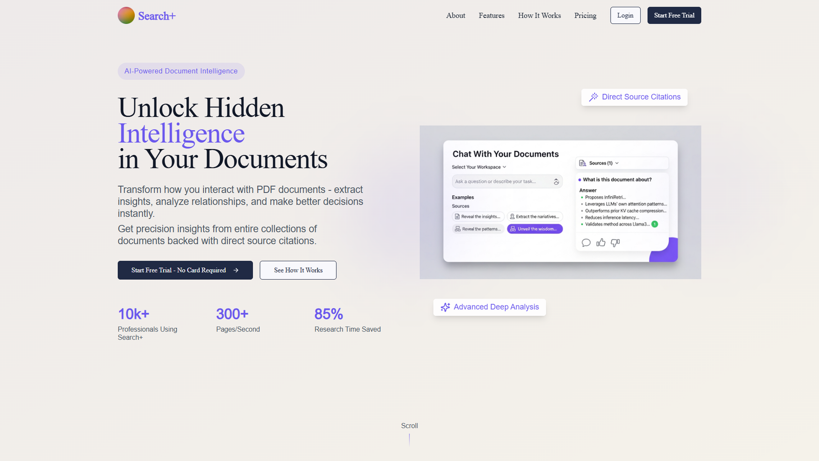 Search+ — интерфейс нейросети Search+ — интерфейс нейросети