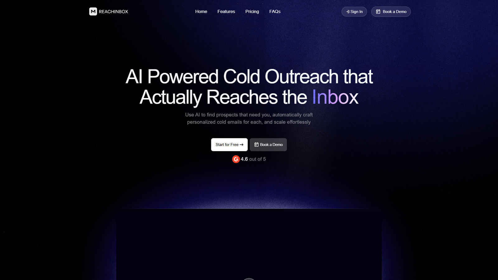 ReachInbox — интерфейс нейросети ReachInbox — интерфейс нейросети