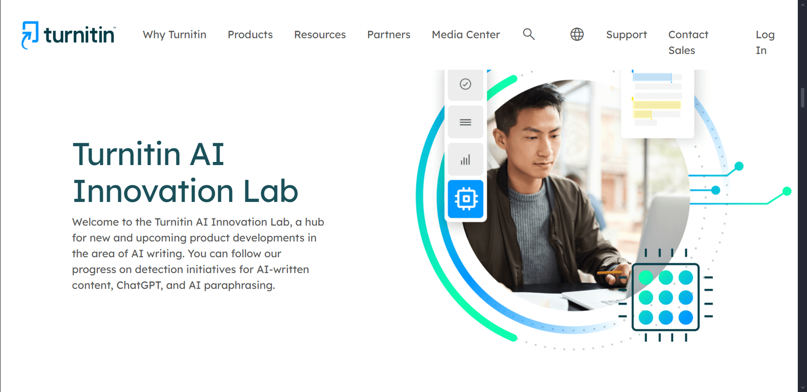 Turnitin Home Page