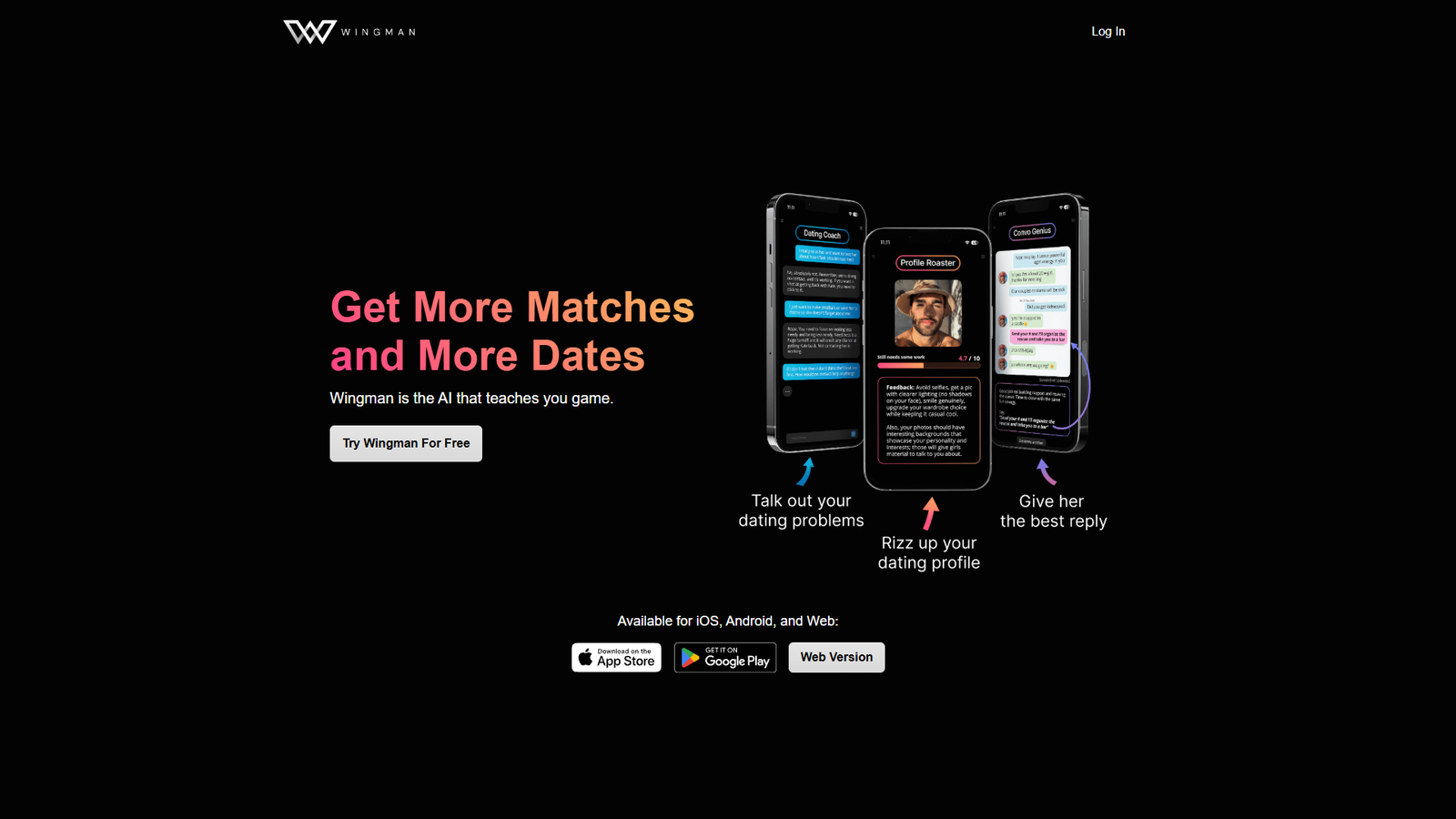 Wingman — интерфейс нейросети Wingman — интерфейс нейросети