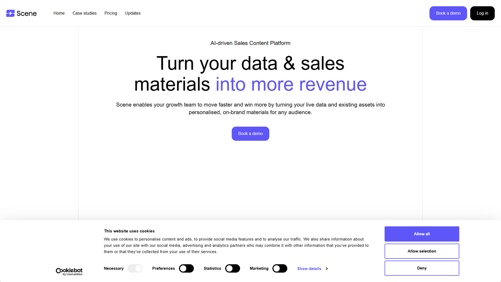 Scene — интерфейс нейросети Scene — интерфейс нейросети