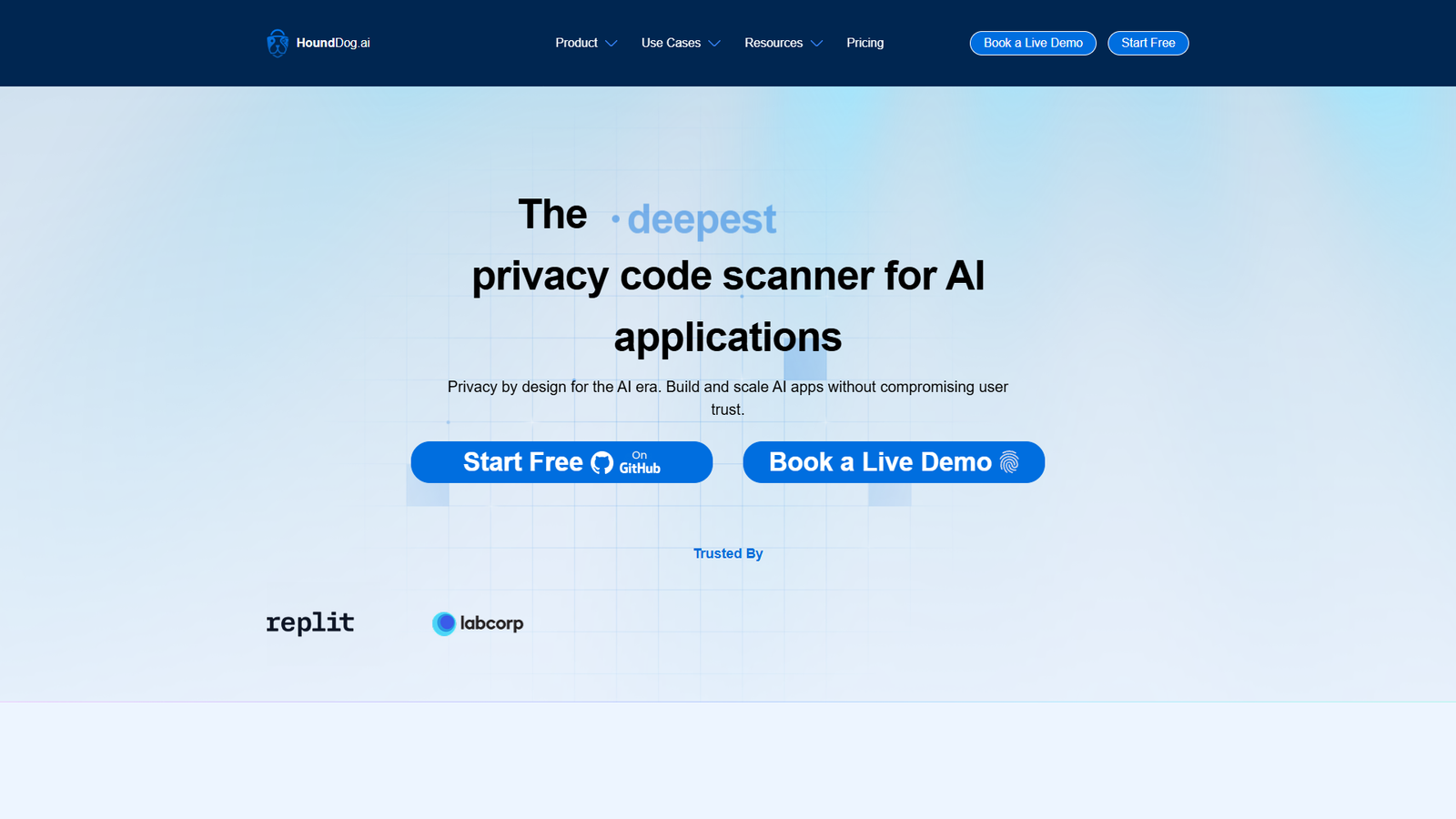 HoundDog.ai — Privacy Code Scanner — интерфейс нейросети HoundDog.ai — Privacy Code Scanner — интерфейс нейросети