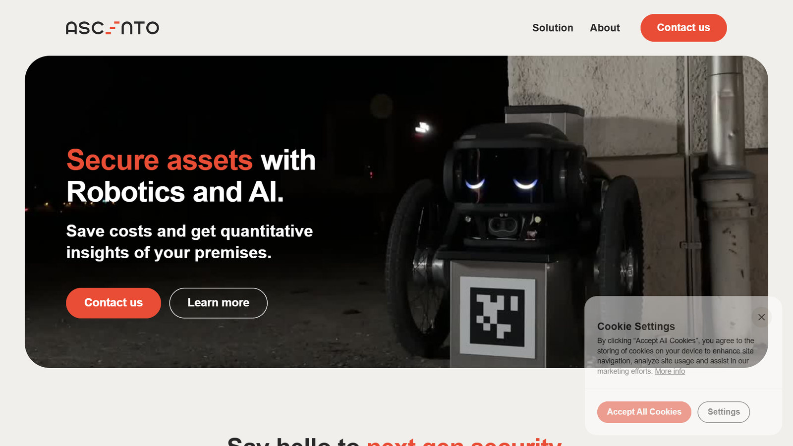 Ascento — интерфейс нейросети Ascento — интерфейс нейросети
