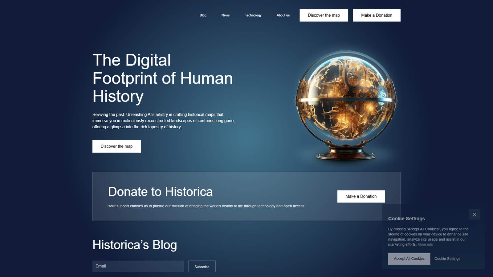 Historica — интерфейс нейросети Historica — интерфейс нейросети
