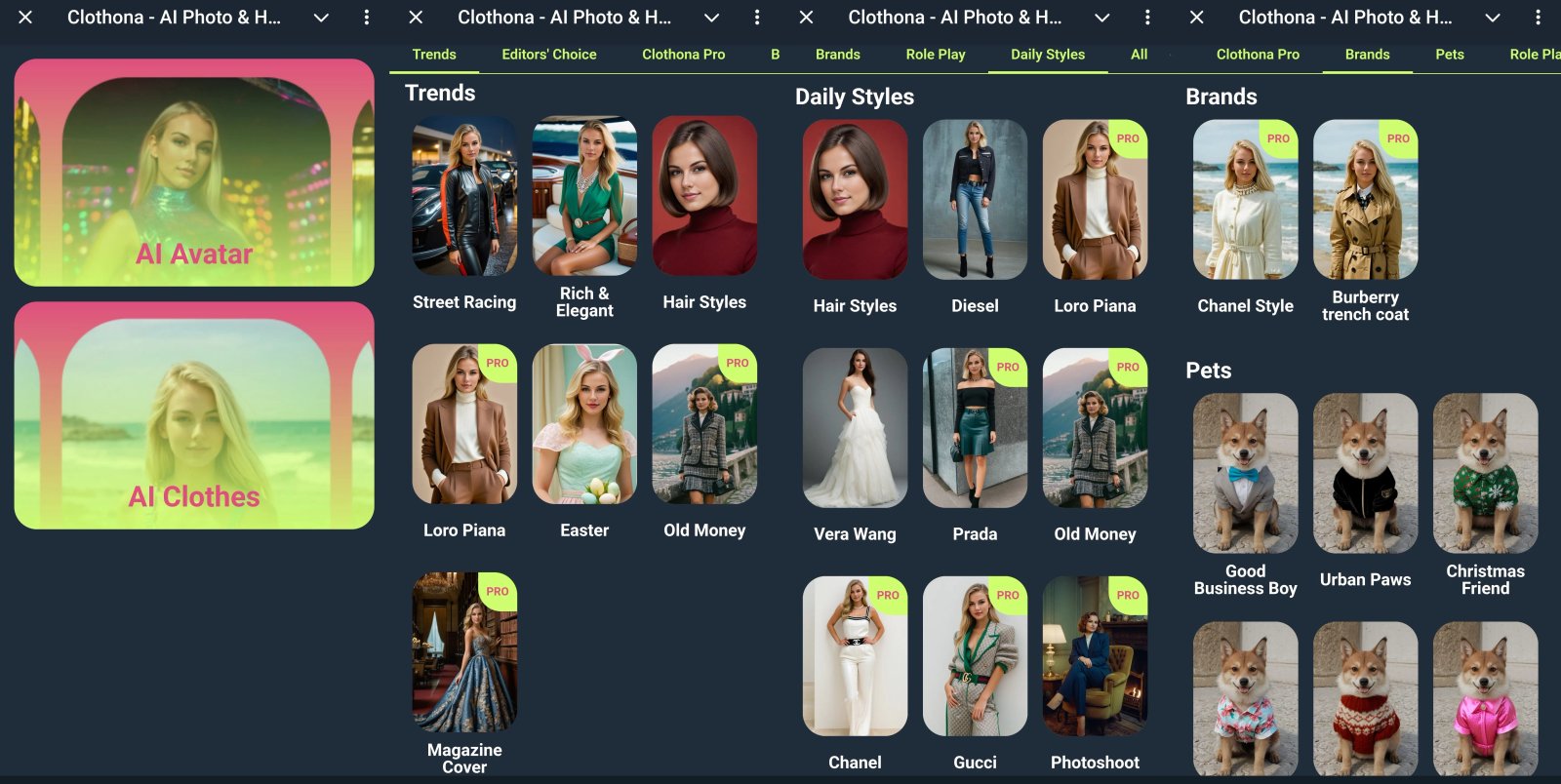 Clothona Примеры Clothona Примеры