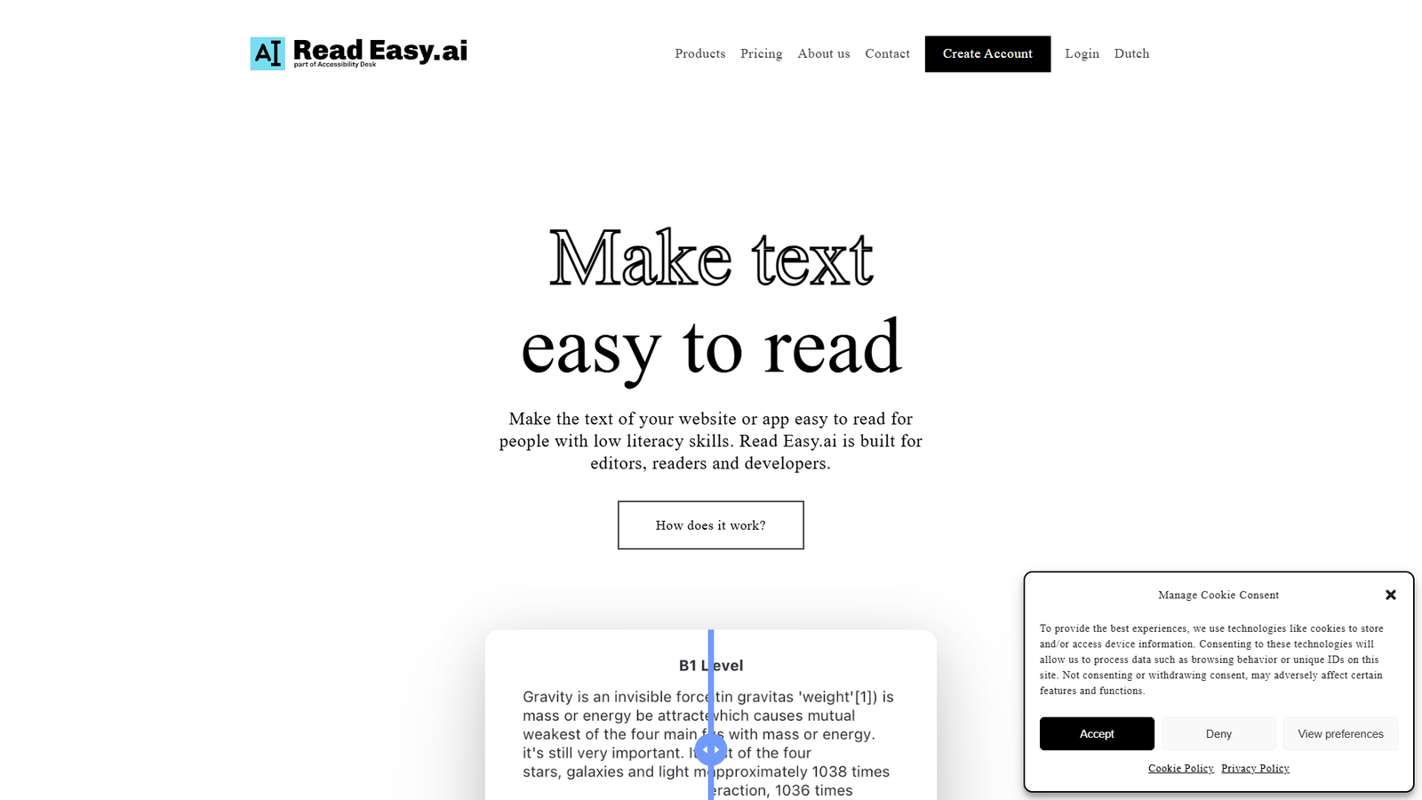 Read Easy.ai — интерфейс нейросети Read Easy.ai — интерфейс нейросети