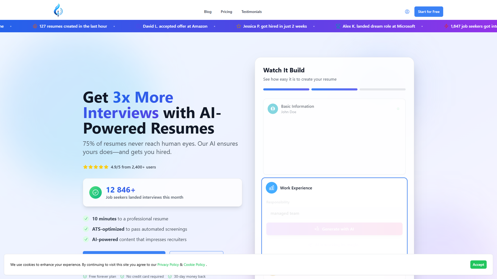 Magic-Resume — интерфейс нейросети Magic-Resume — интерфейс нейросети