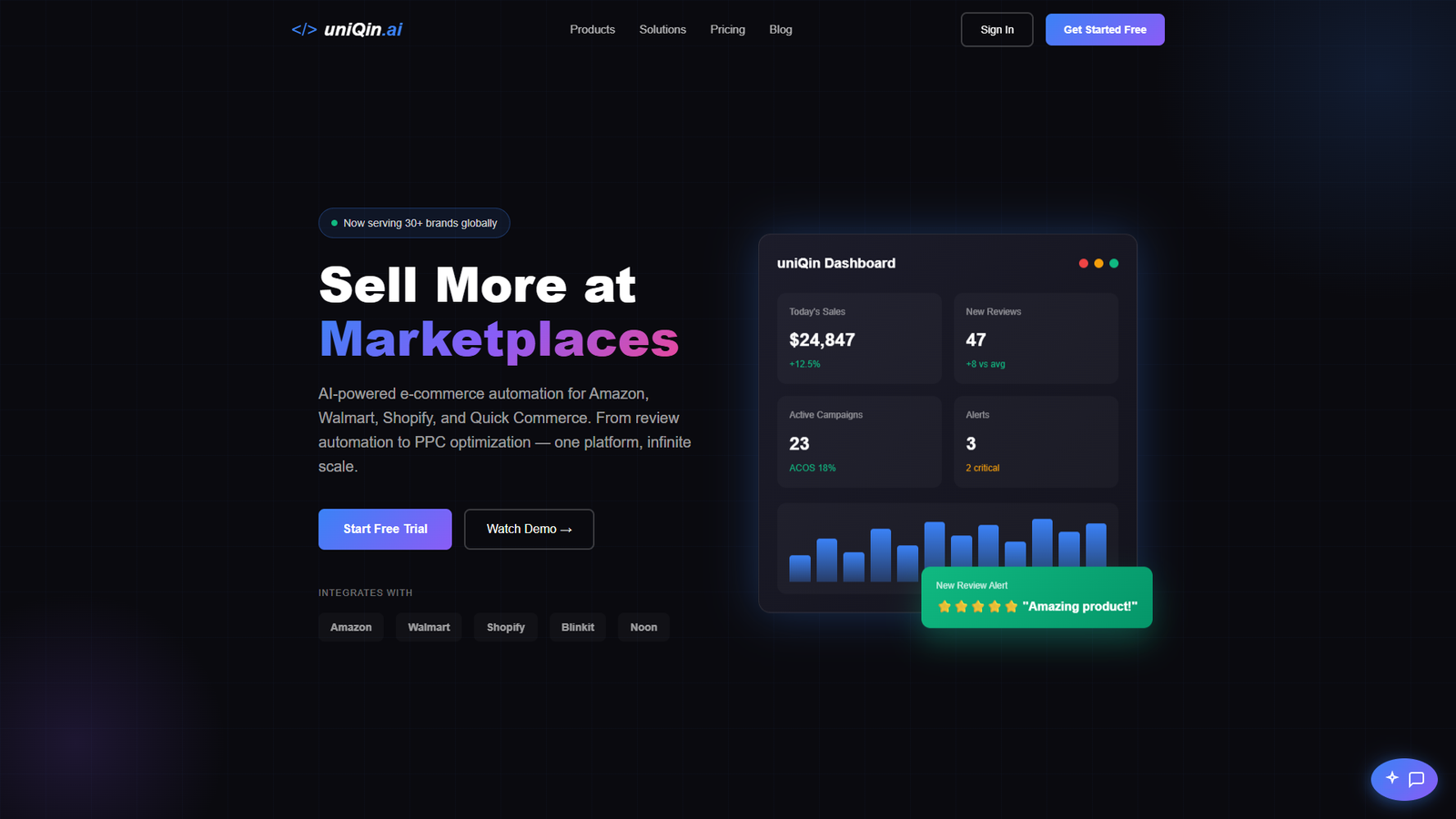 uniQin.ai — интерфейс нейросети uniQin.ai — интерфейс нейросети