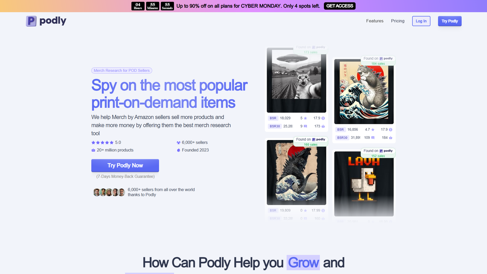Podly Merch Research Tool — интерфейс нейросети Podly Merch Research Tool — интерфейс нейросети