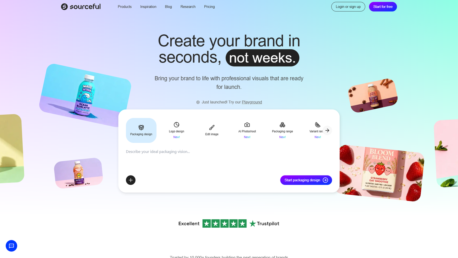Sourceful — интерфейс нейросети Sourceful — интерфейс нейросети