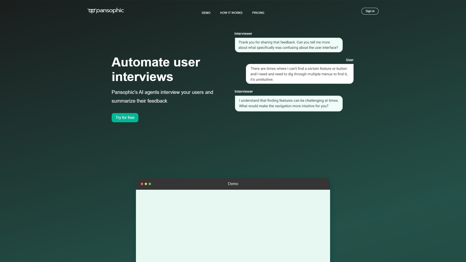 Pansophic — интерфейс нейросети Pansophic — интерфейс нейросети
