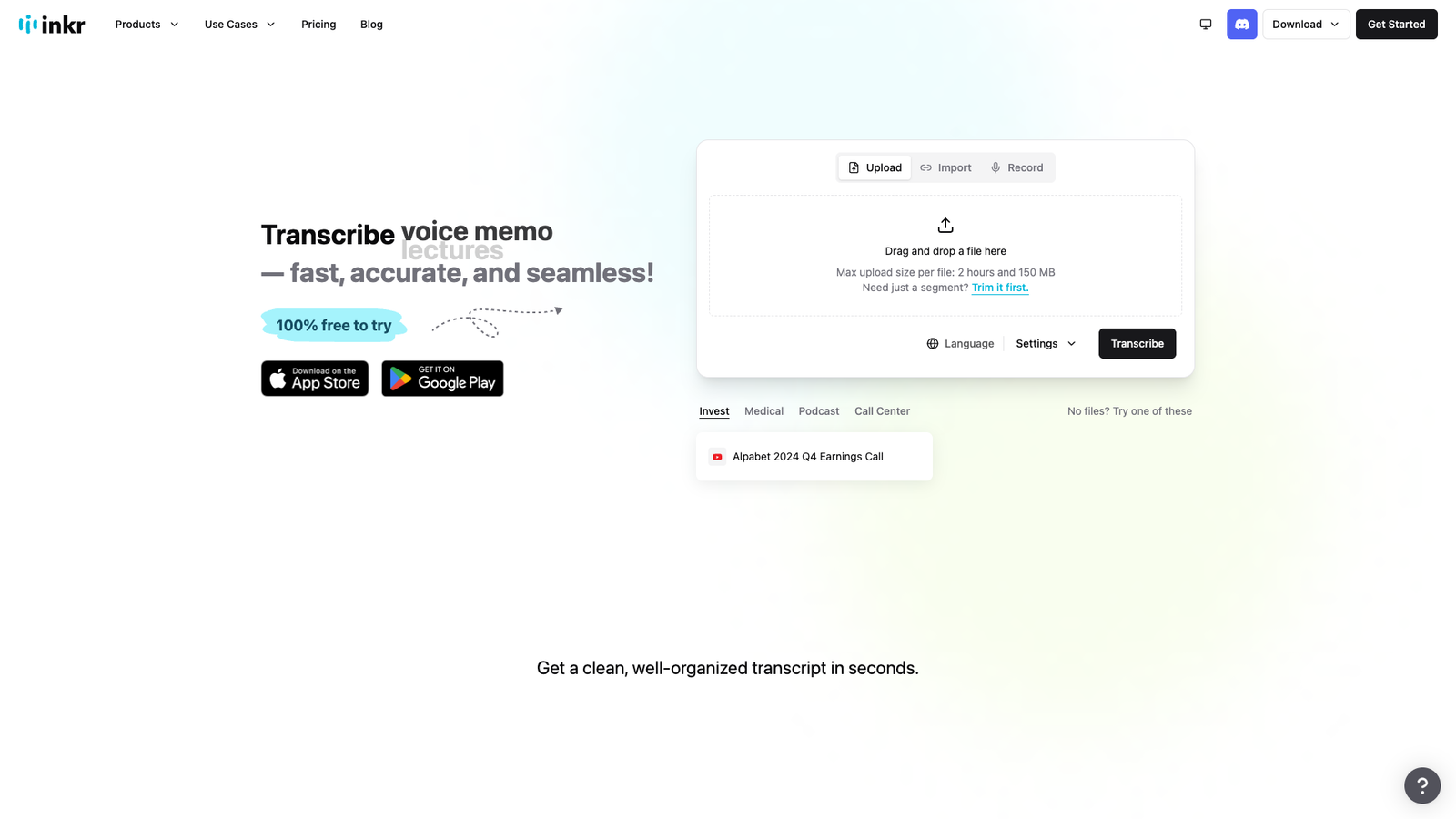 Inkr — интерфейс нейросети Inkr — интерфейс нейросети