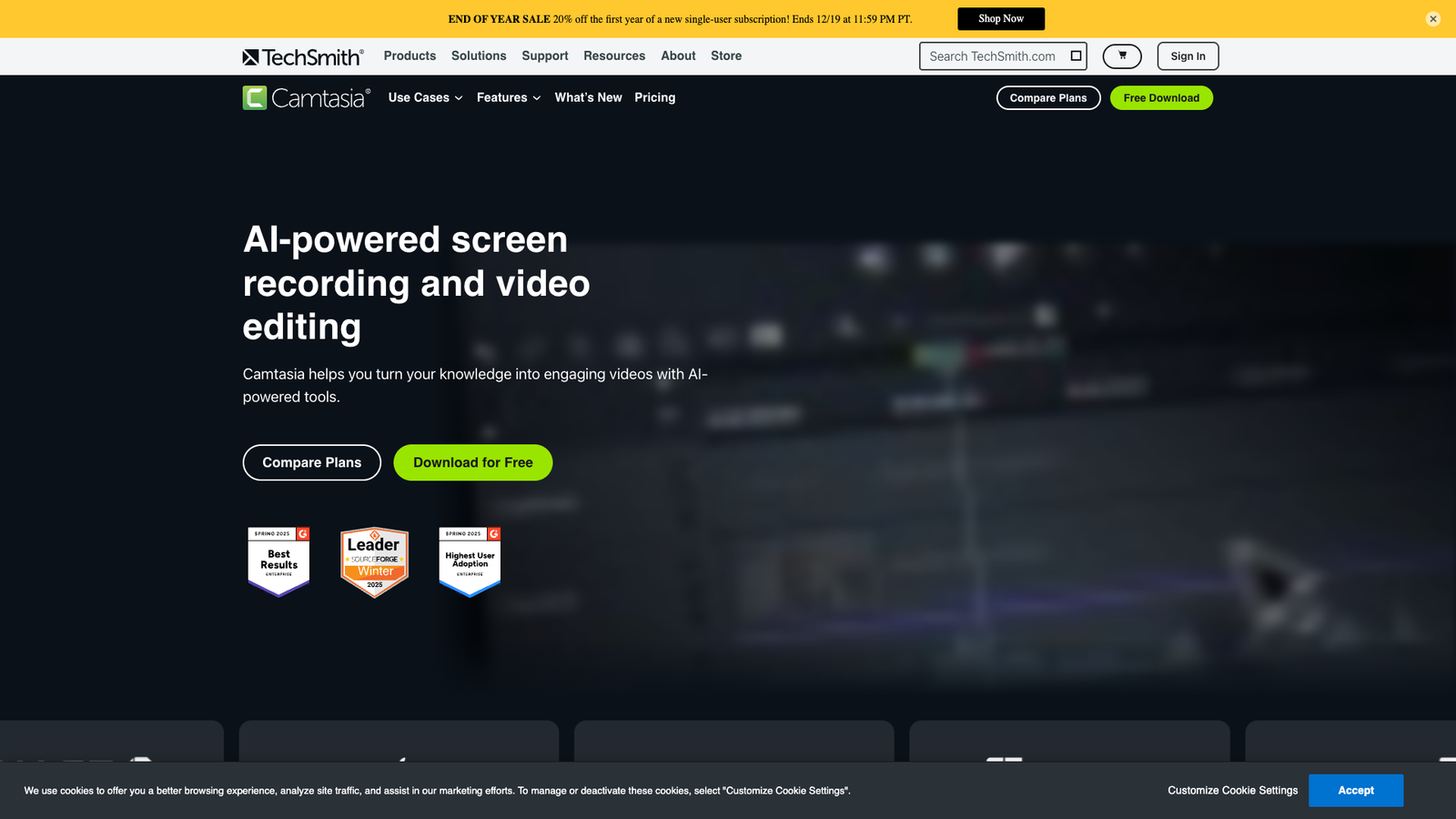 Camtasia — интерфейс нейросети Camtasia — интерфейс нейросети