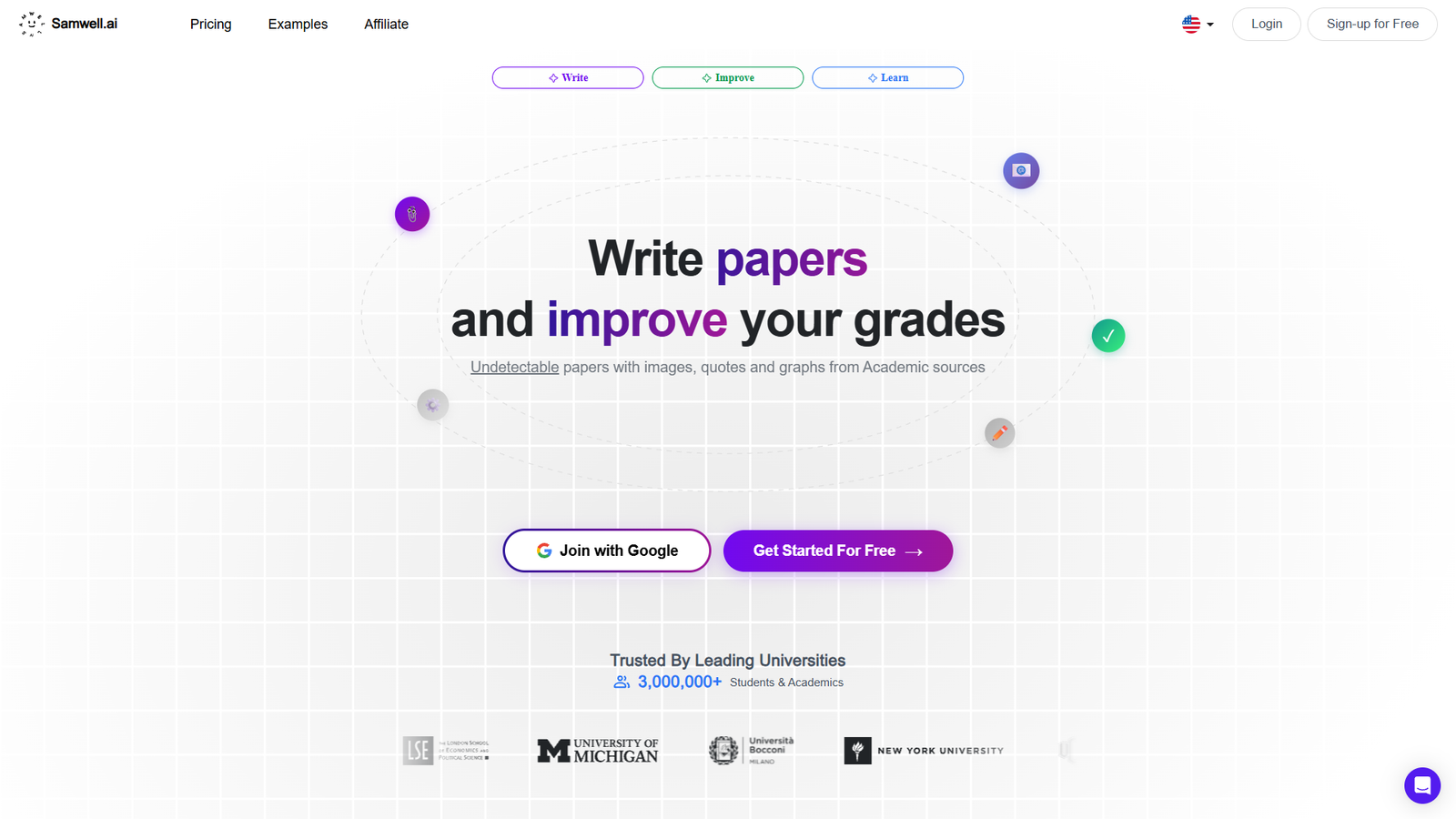 Samwell.ai — AI Essay Writer — интерфейс нейросети Samwell.ai — AI Essay Writer — интерфейс нейросети