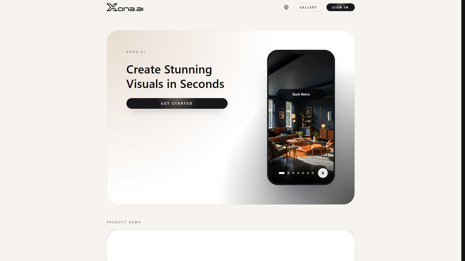 Xona.ai — интерфейс нейросети Xona.ai — интерфейс нейросети