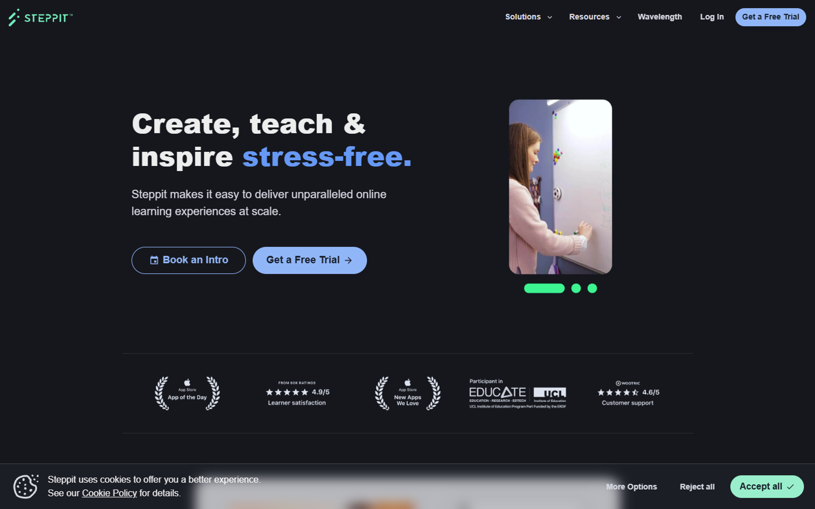 Steppit — интерфейс нейросети Steppit — интерфейс нейросети